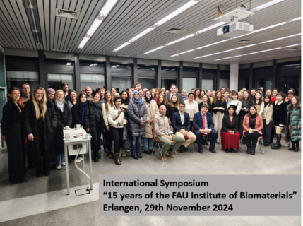 Zum Artikel "Internationales Symposium: 15 Jahre Biomaterialien Erlangen"