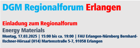 Zum Artikel "DGM Regionalforum Erlangen 2025"